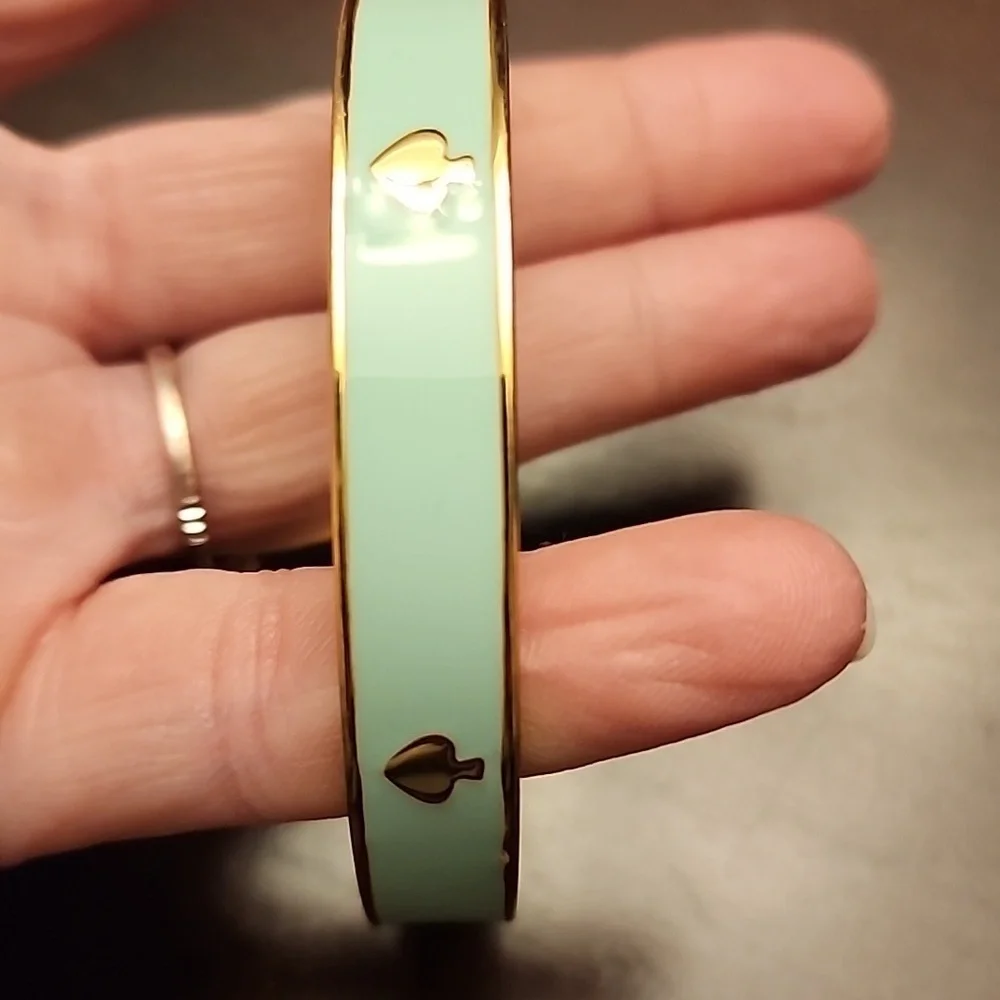 Kate Spade Turquoise Green & Gold Bracelet Jewelry